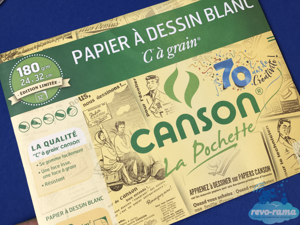 Leopoldine Fete L Anniversaire Des Papiers Canson En Testant Le Papier A Dessin Blanc C A Grain De La Pochette Canson 70 Ans De Creativite